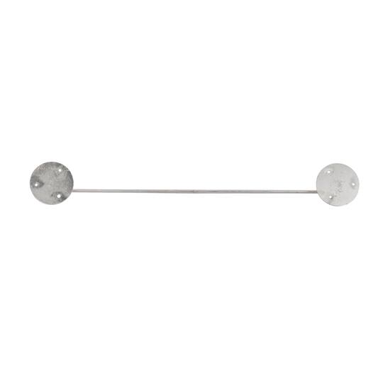 CosmoLiving by Cosmopolitan 27" Silver Contemporary Wall Sconce